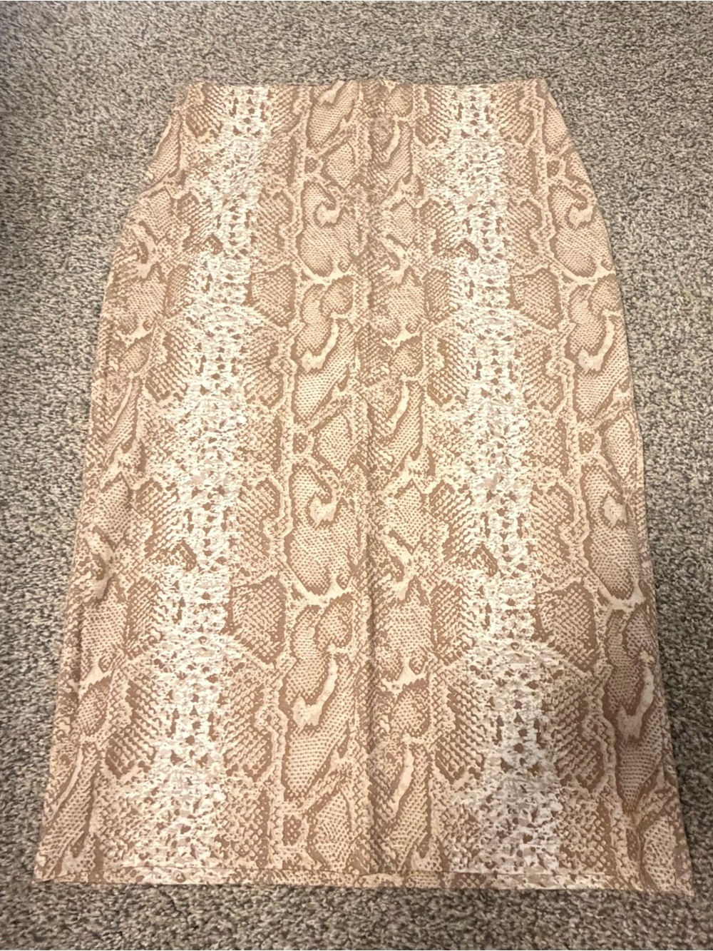 Women’s Current Air snakeskin midi skirt size L EUC